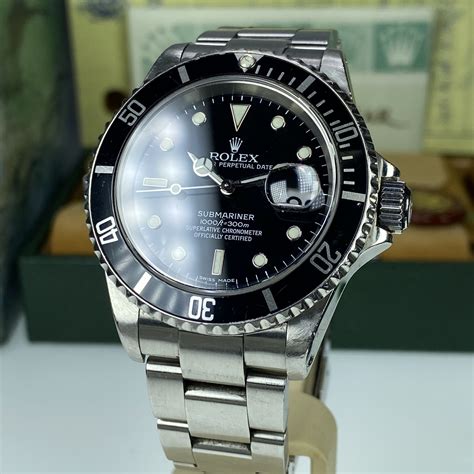 2001 rolex submariner 16610|Rolex 16610 dates.